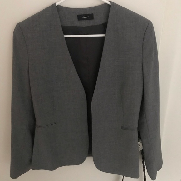Theory Jackets & Blazers - Theory grey blazer